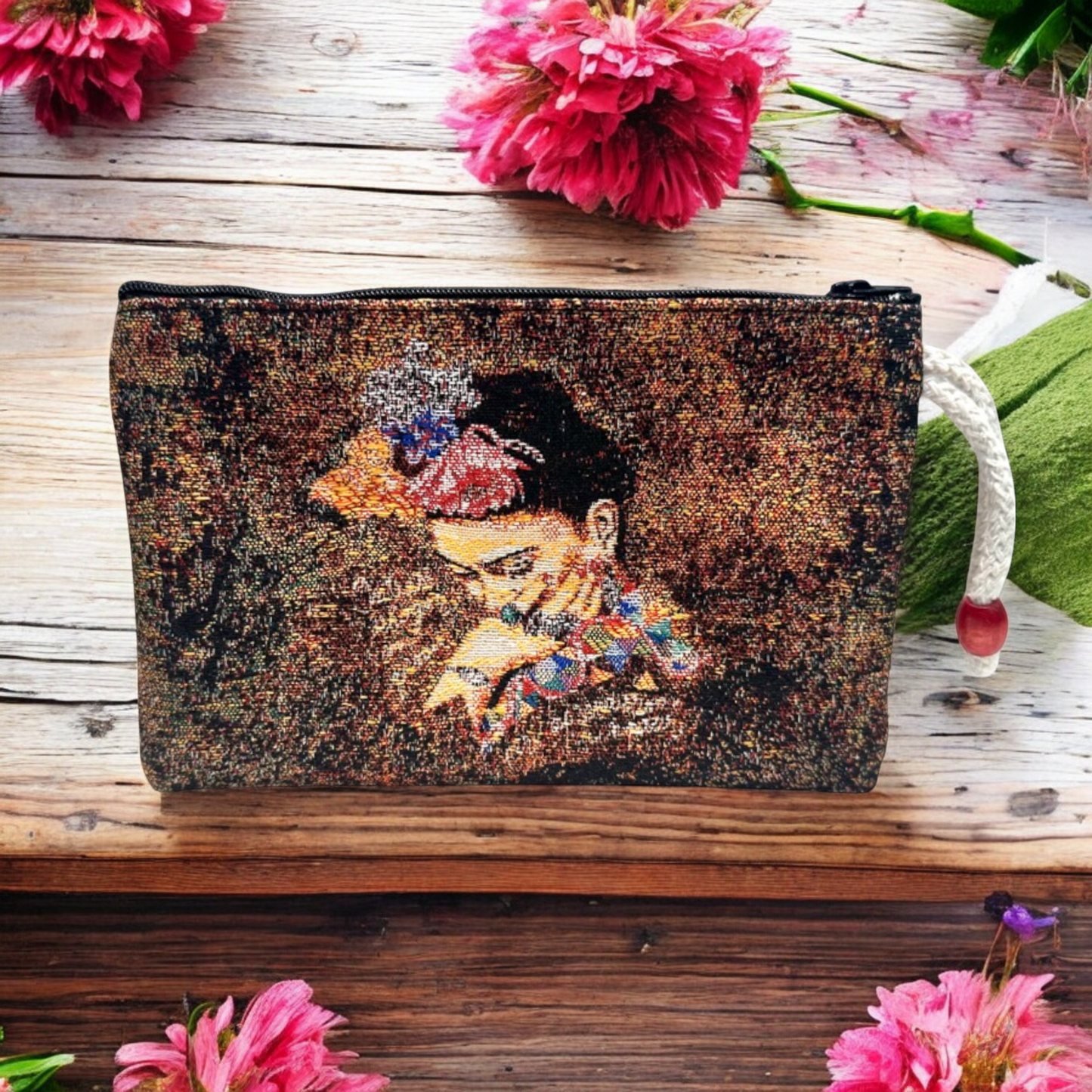 Authentic Tapestry Frida Pattern Wallet
