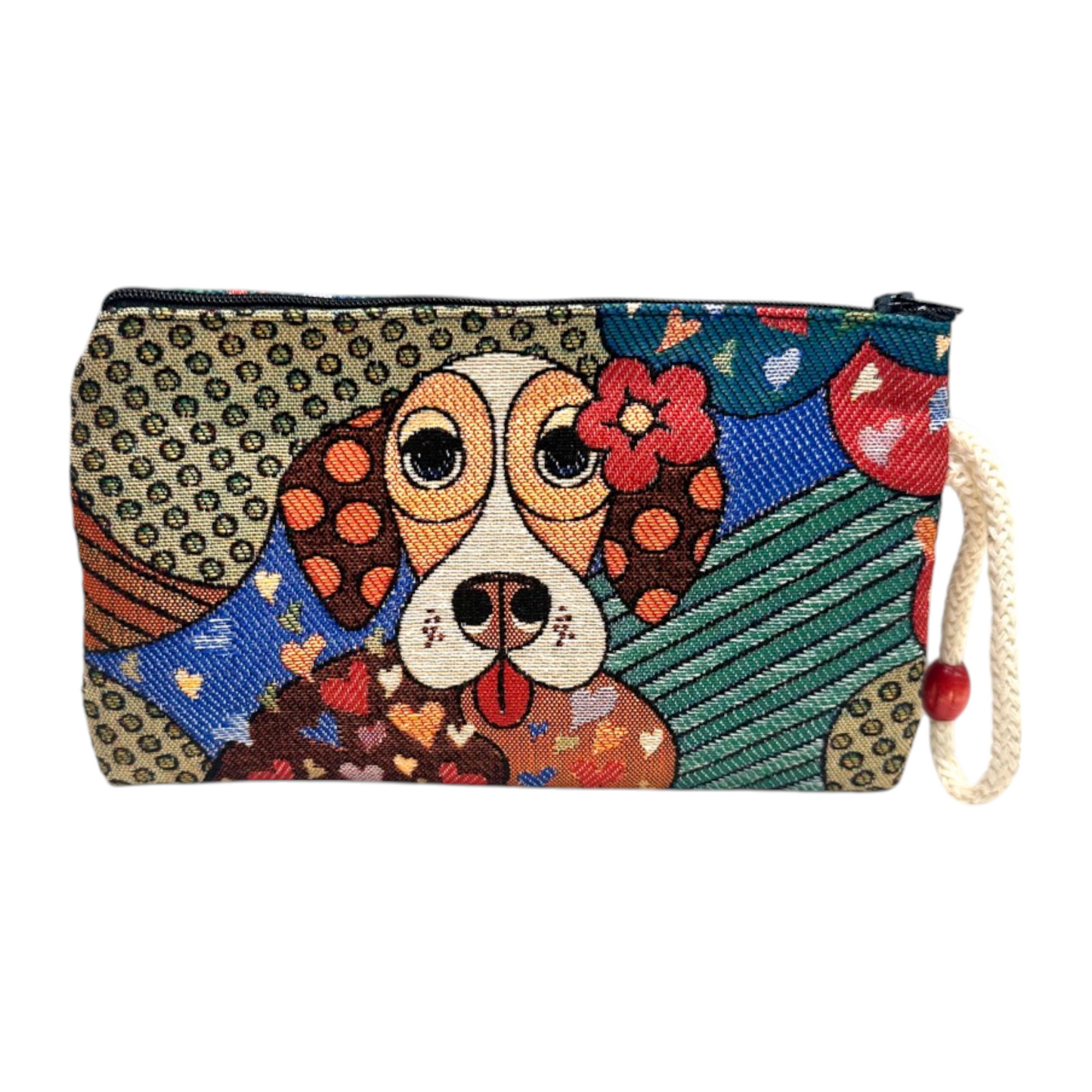 Authentic Tapestry Dog Pattern Wallet
