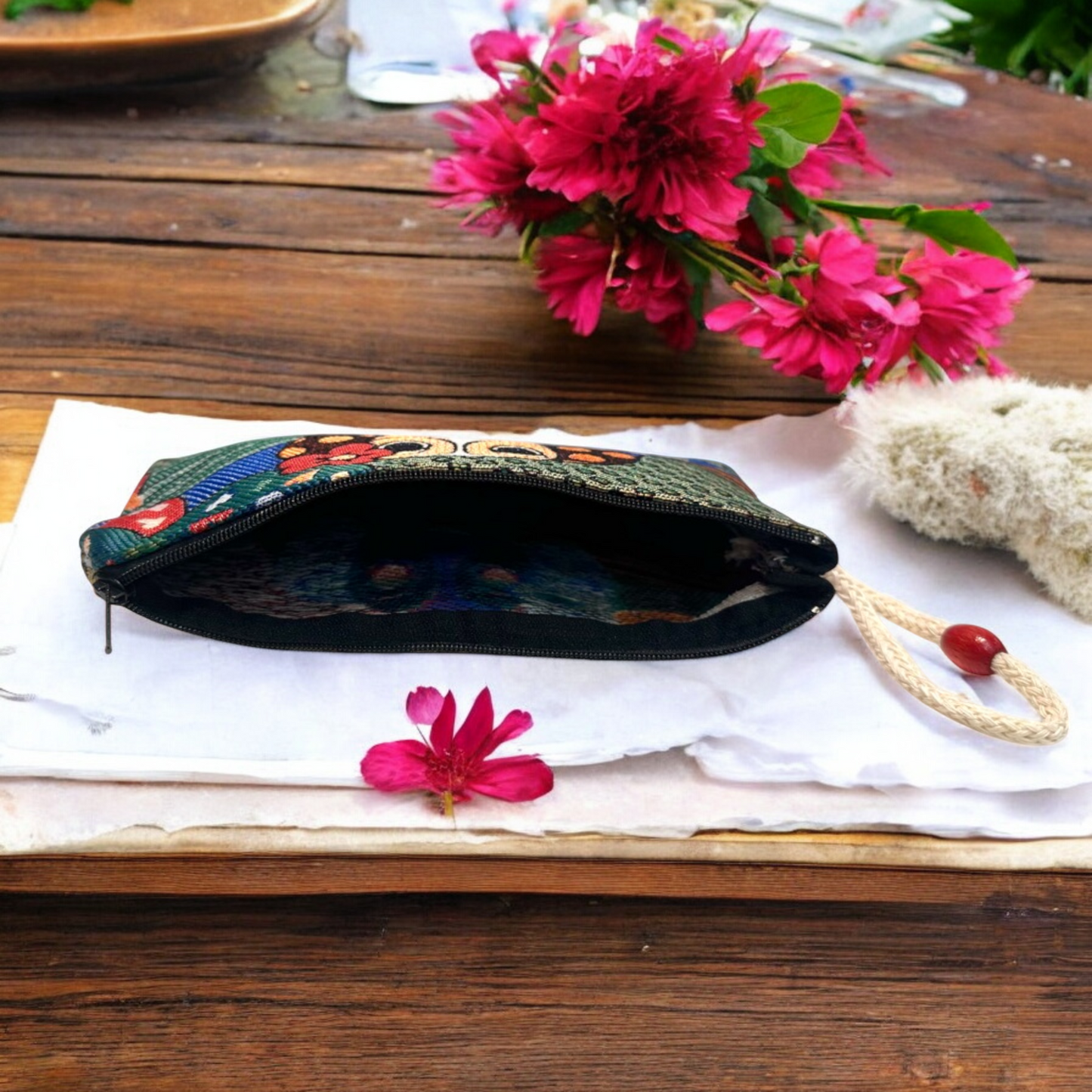 Authentic Tapestry Dog Pattern Wallet