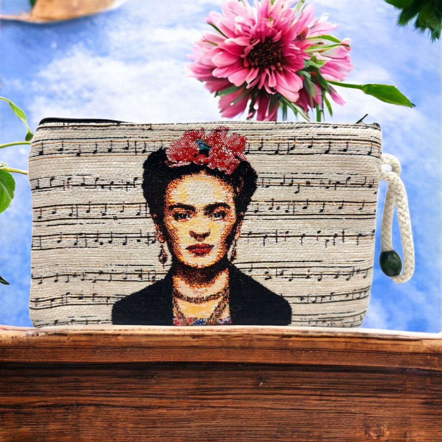 Authentic Tapestry Frida Pattern Wallet