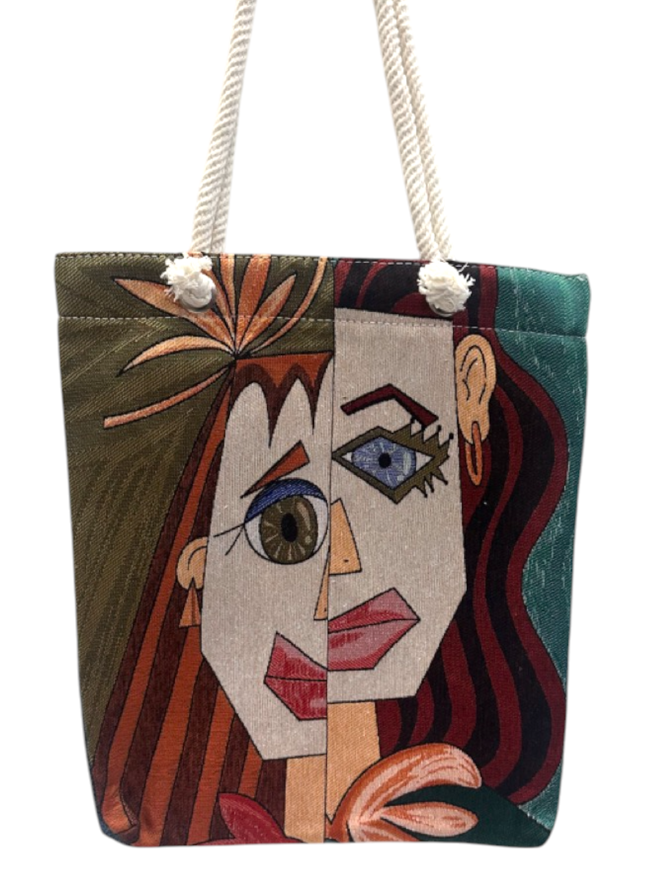 Vintage Tapestry Tote Bag Art Pattern