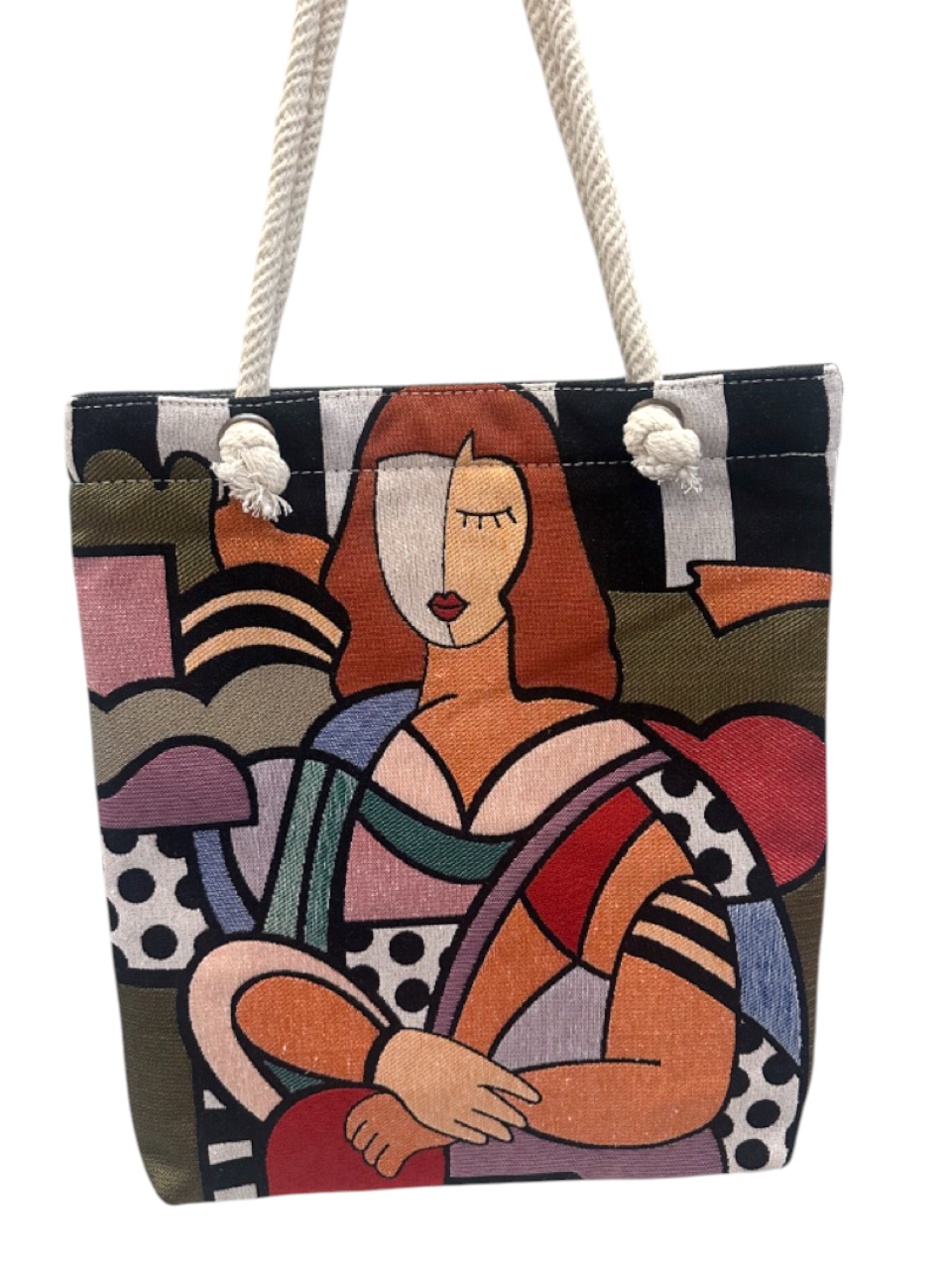 Vintage Tapestry Tote Bag Art Pattern