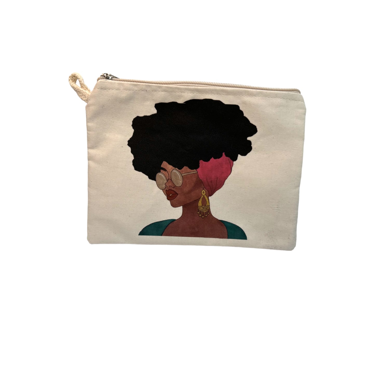 Cool Afro Printed Canvas Wallets