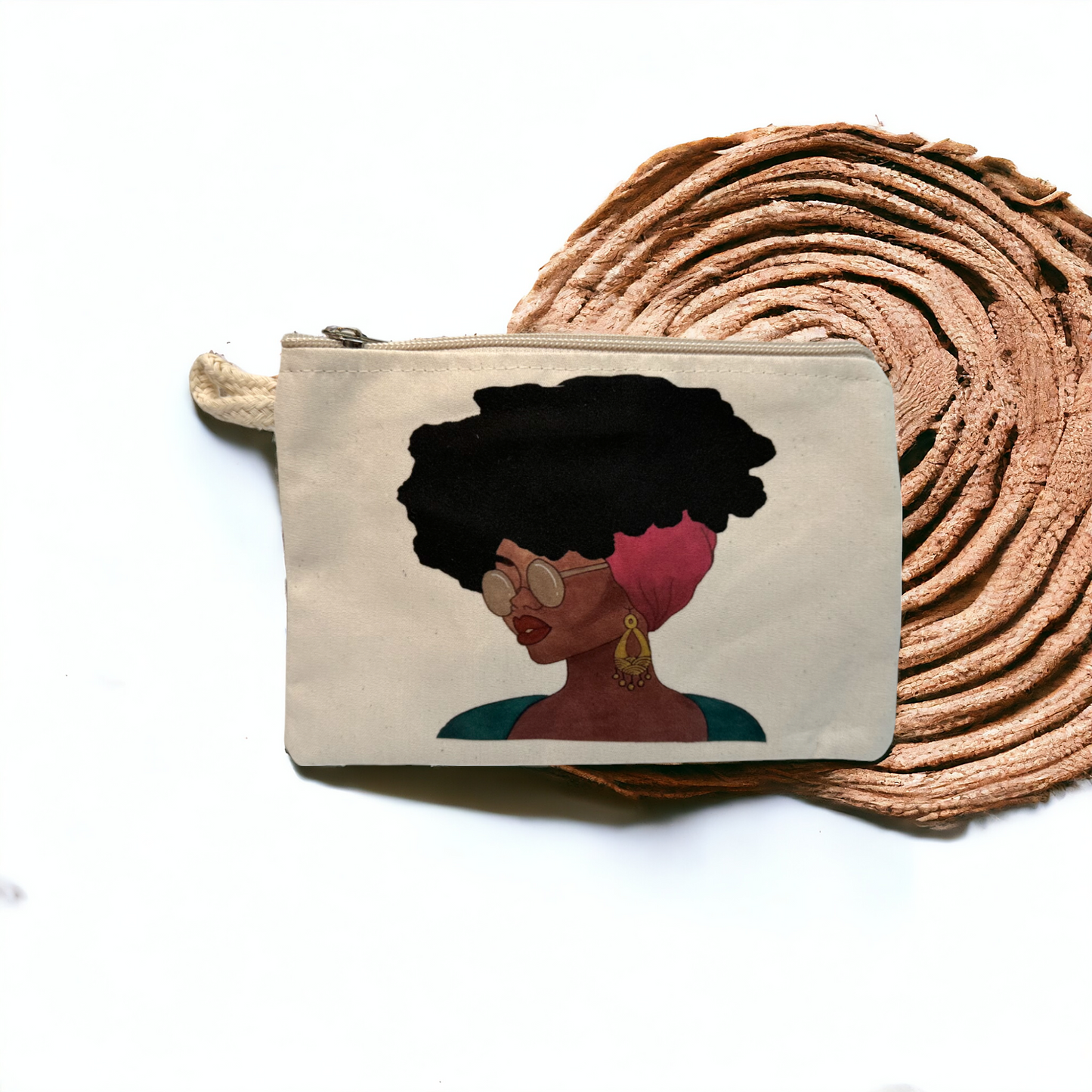 Cool Afro Printed Canvas Wallets