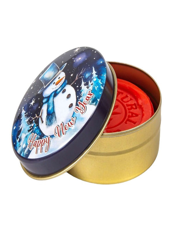 Metal Box Soap New Year