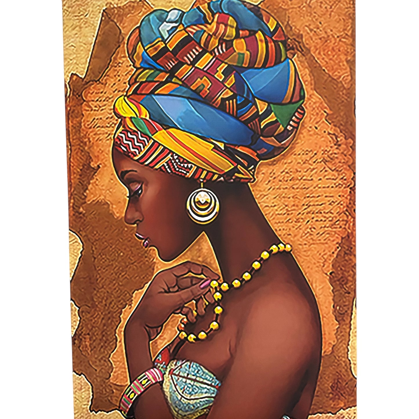 Canvas Print Wall Art African American Lady