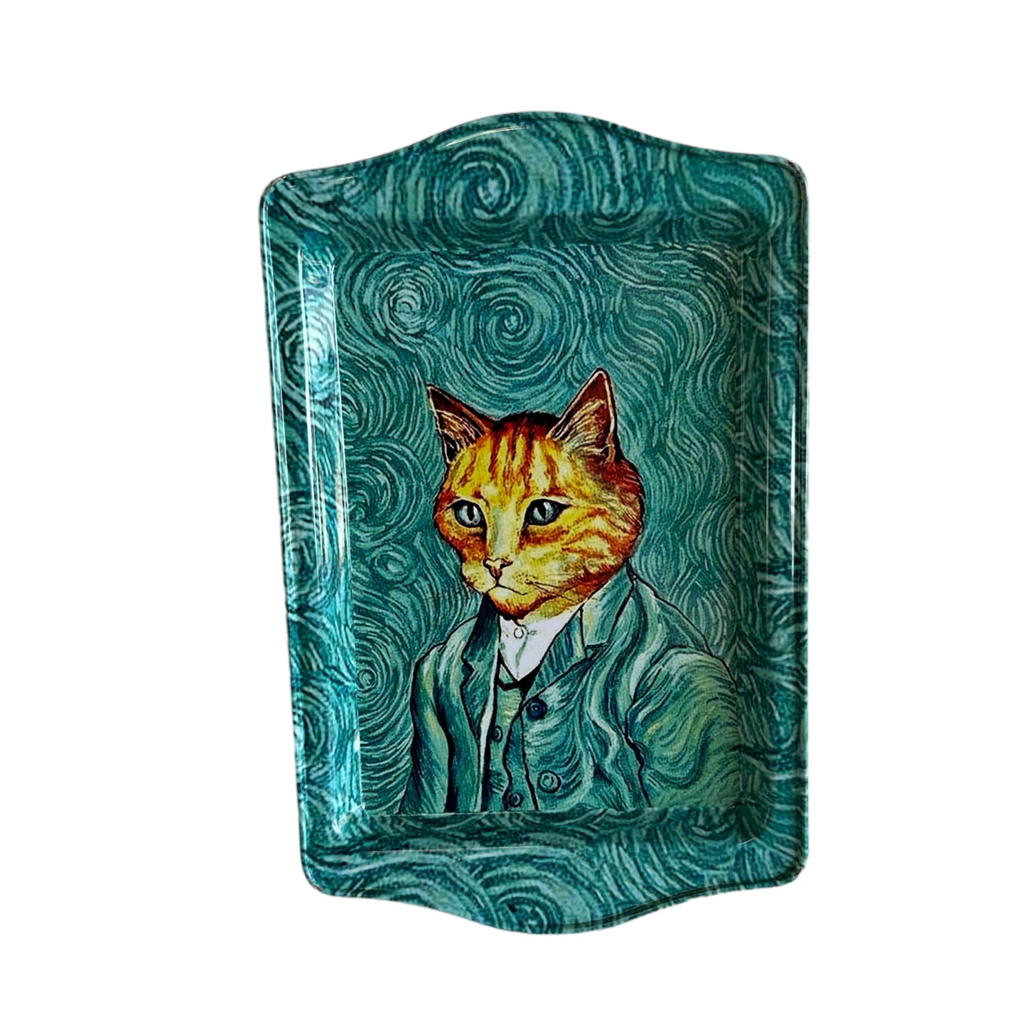Metal Tray Cat