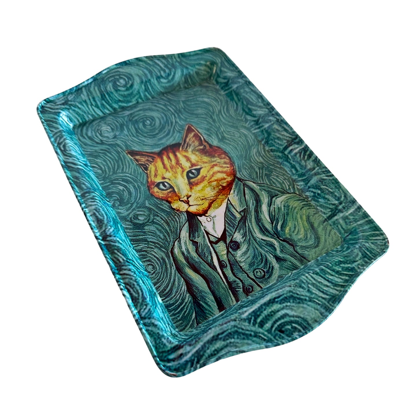Metal Tray Cat