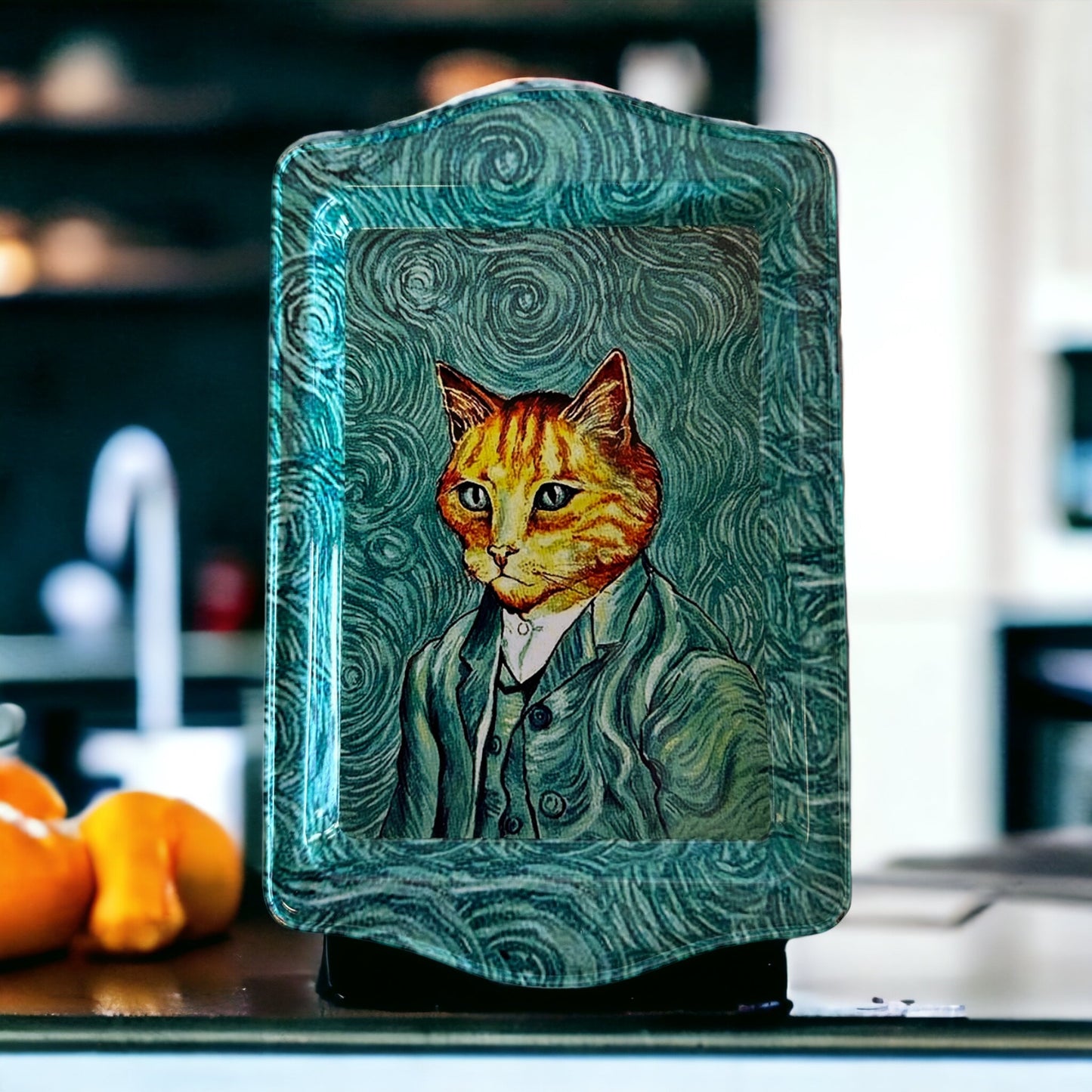 Metal Tray Cat