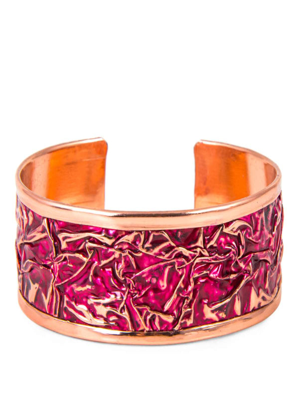 Copper Adjustable Bracelet Red