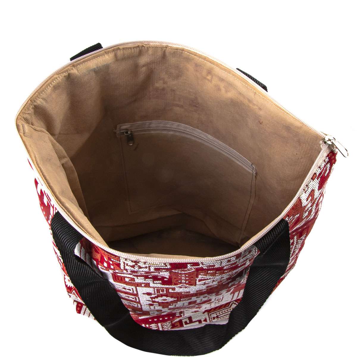 Vintage Tapestry Beach Tote Bag