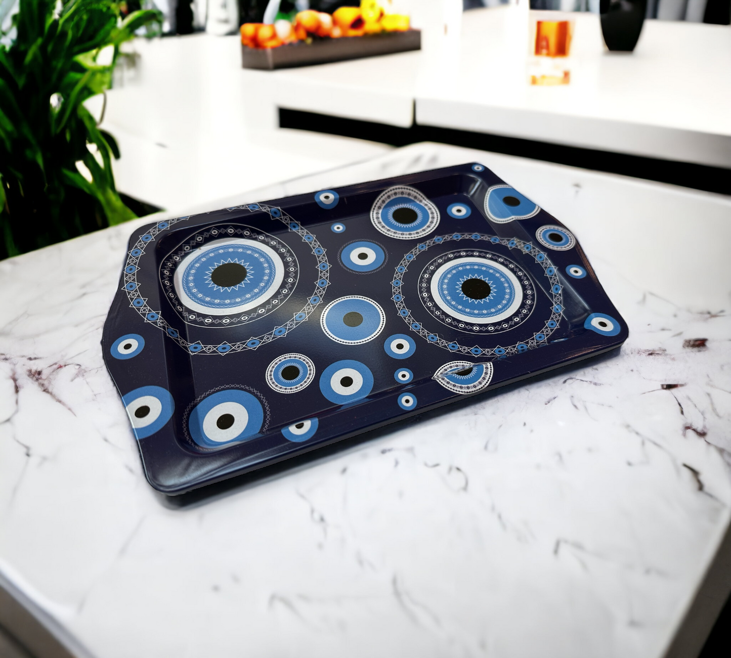 Metal Tray Evil Eye