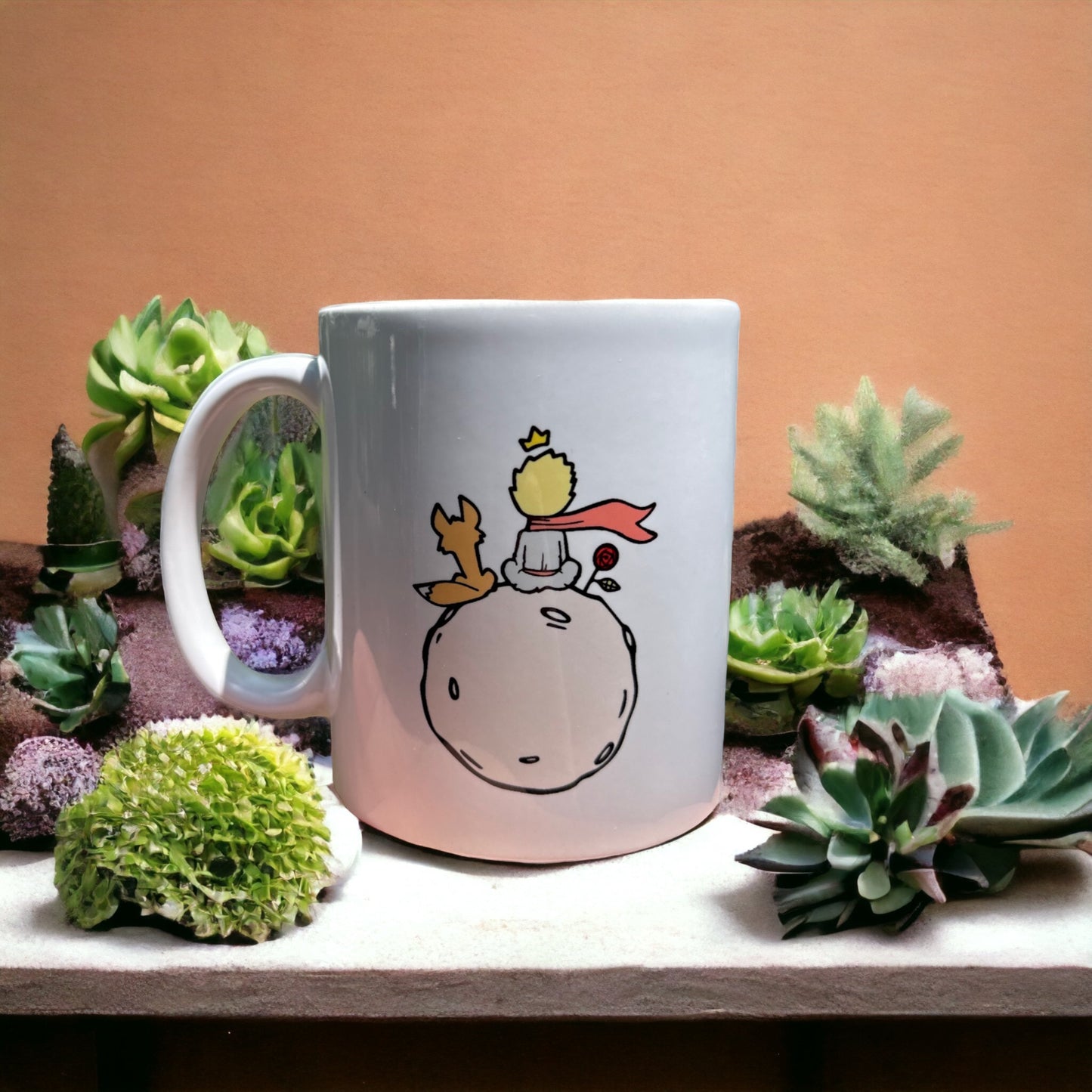 Ceramic White Little Prince Mug