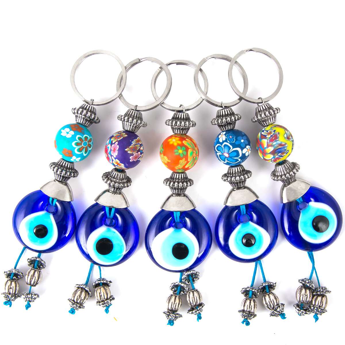Evil Eye Good Luck Charm Keychains