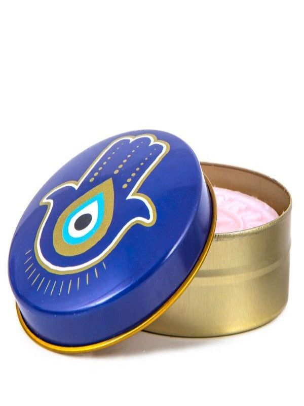 Metal Box Soap Hamsa
