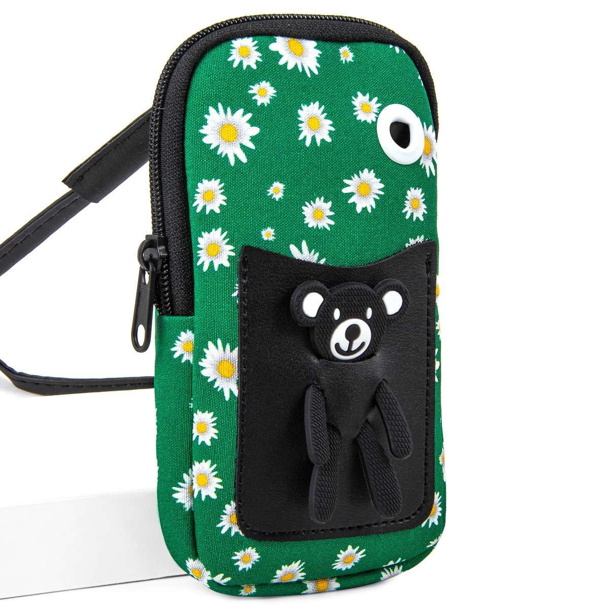 Little Bear Cotton Crossbody Phonecase Bag