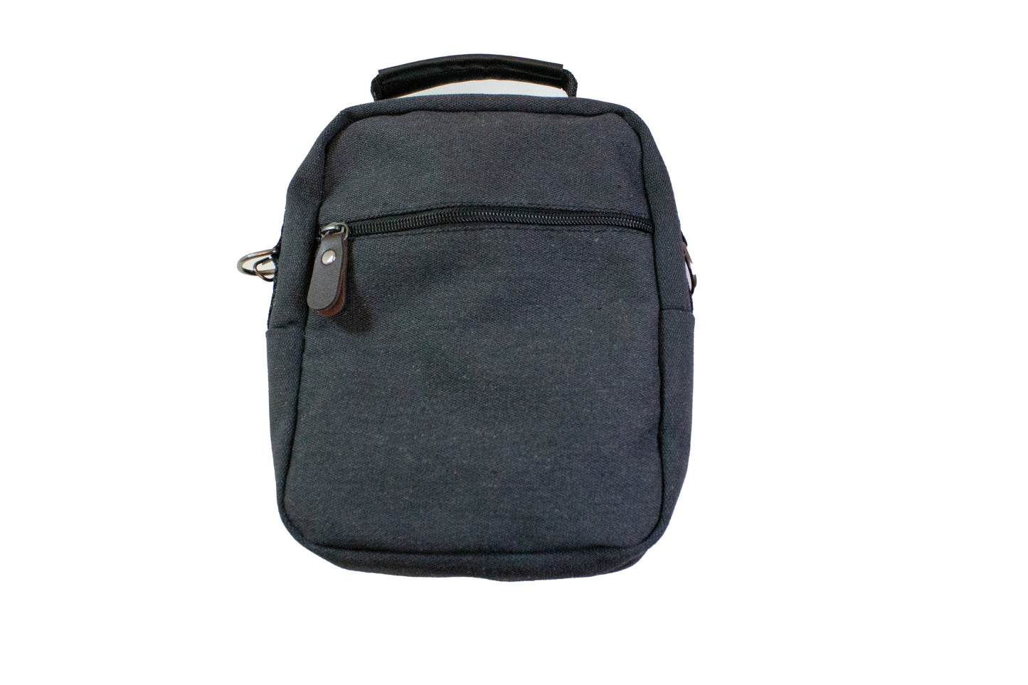 Canvas Unisex Travel Crossbody Bag Black