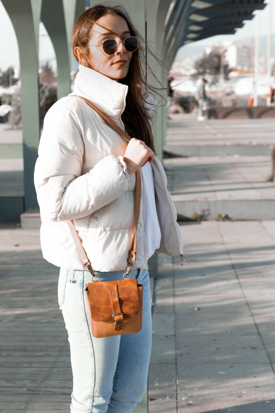 Handmade Unisex Vintage Crossbody