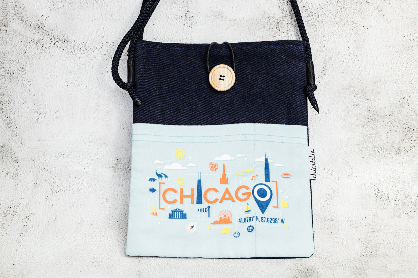 Organic Cotton Mini Cross Chicago