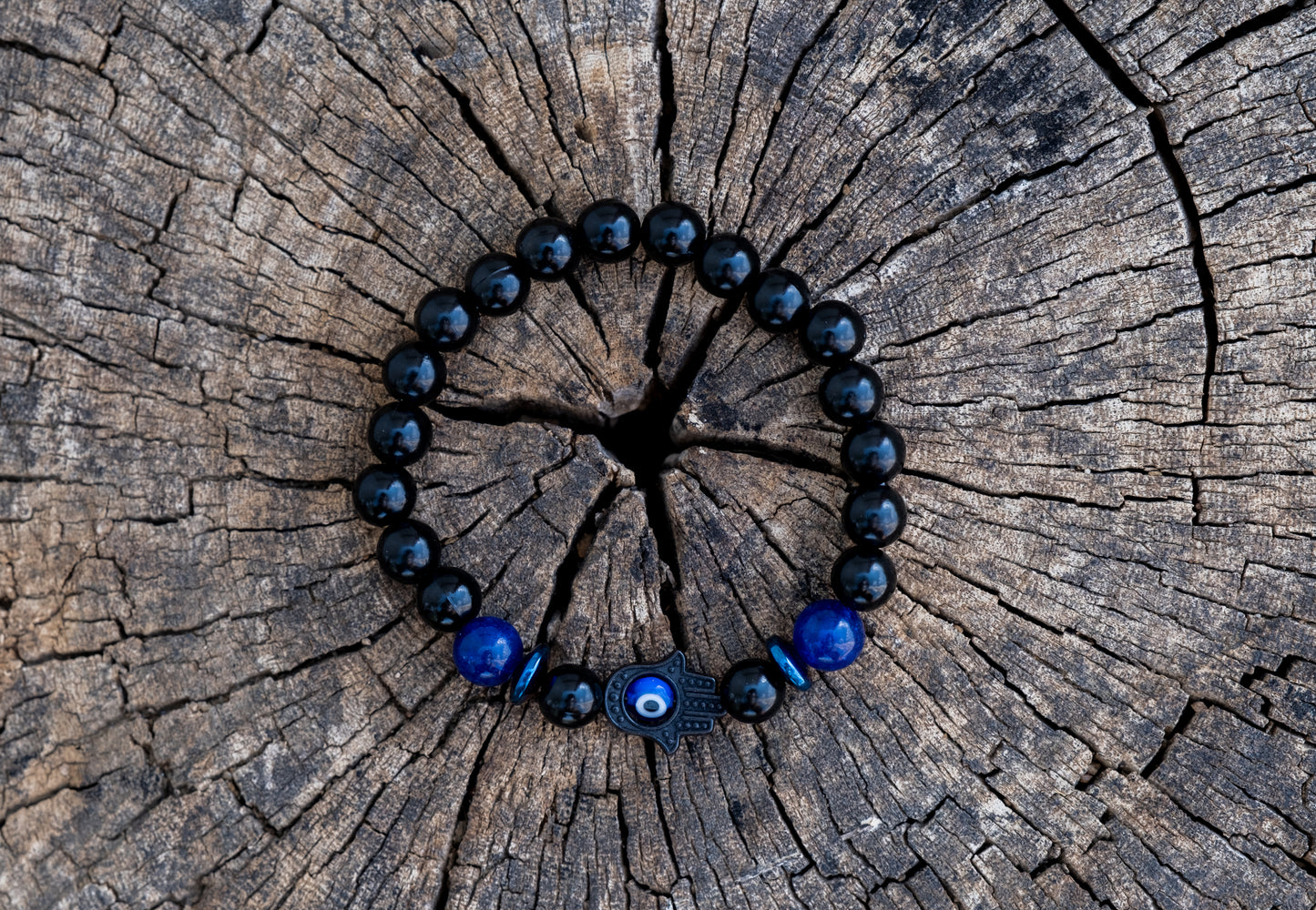 6mm Minimalist Bracelet, Hamsa, Unisex Multi Size