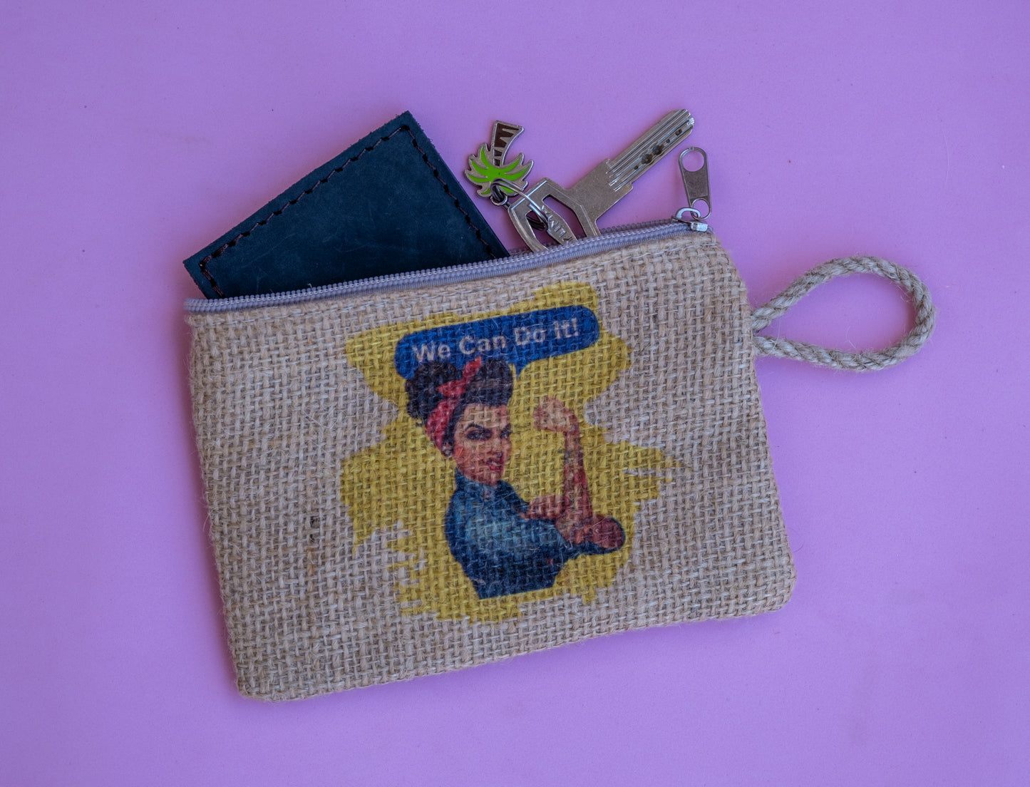 Straw Clutch Wallets Multi Size