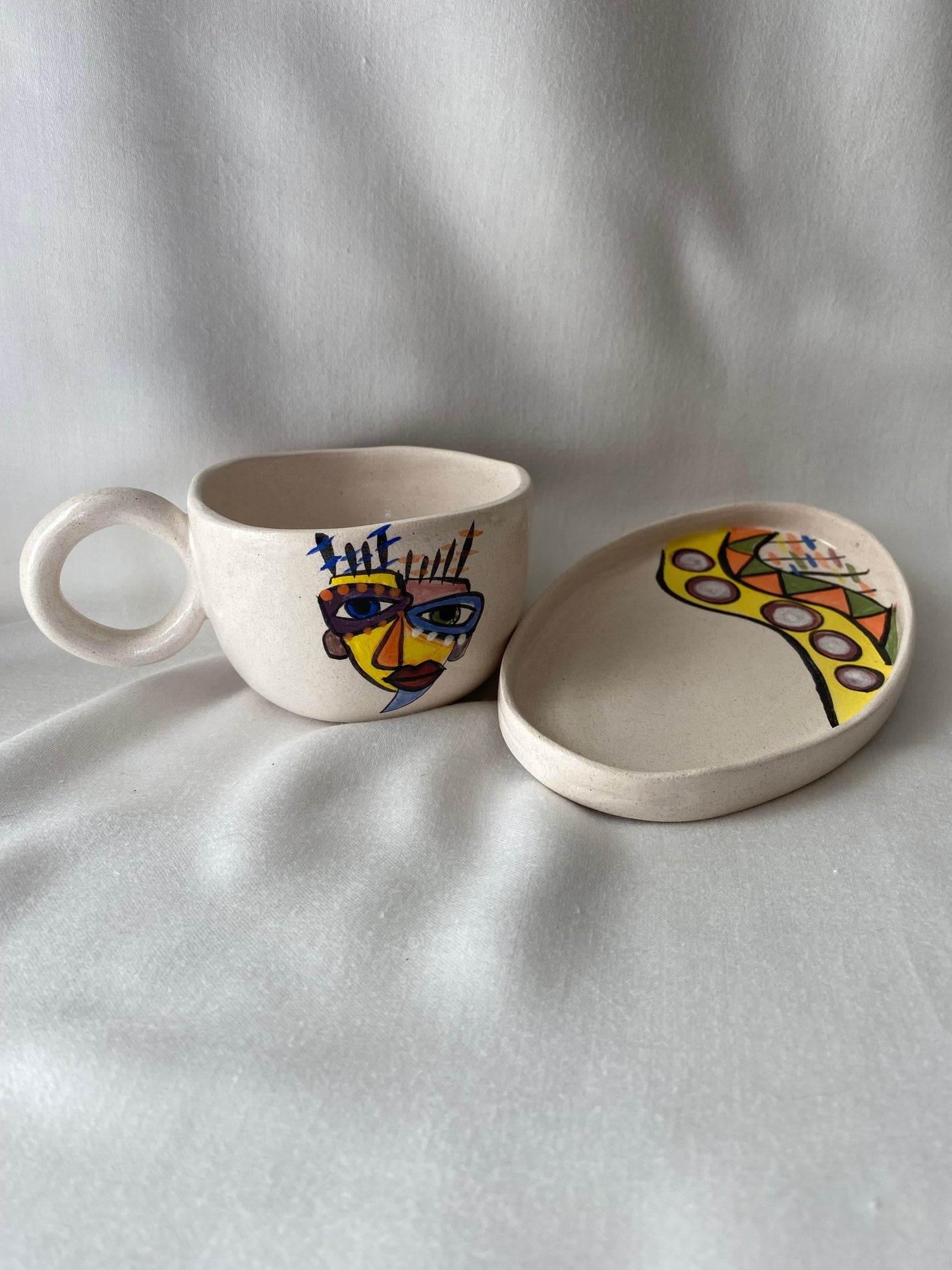 Handmade Pottery Tea coffee Mug Cup Sets