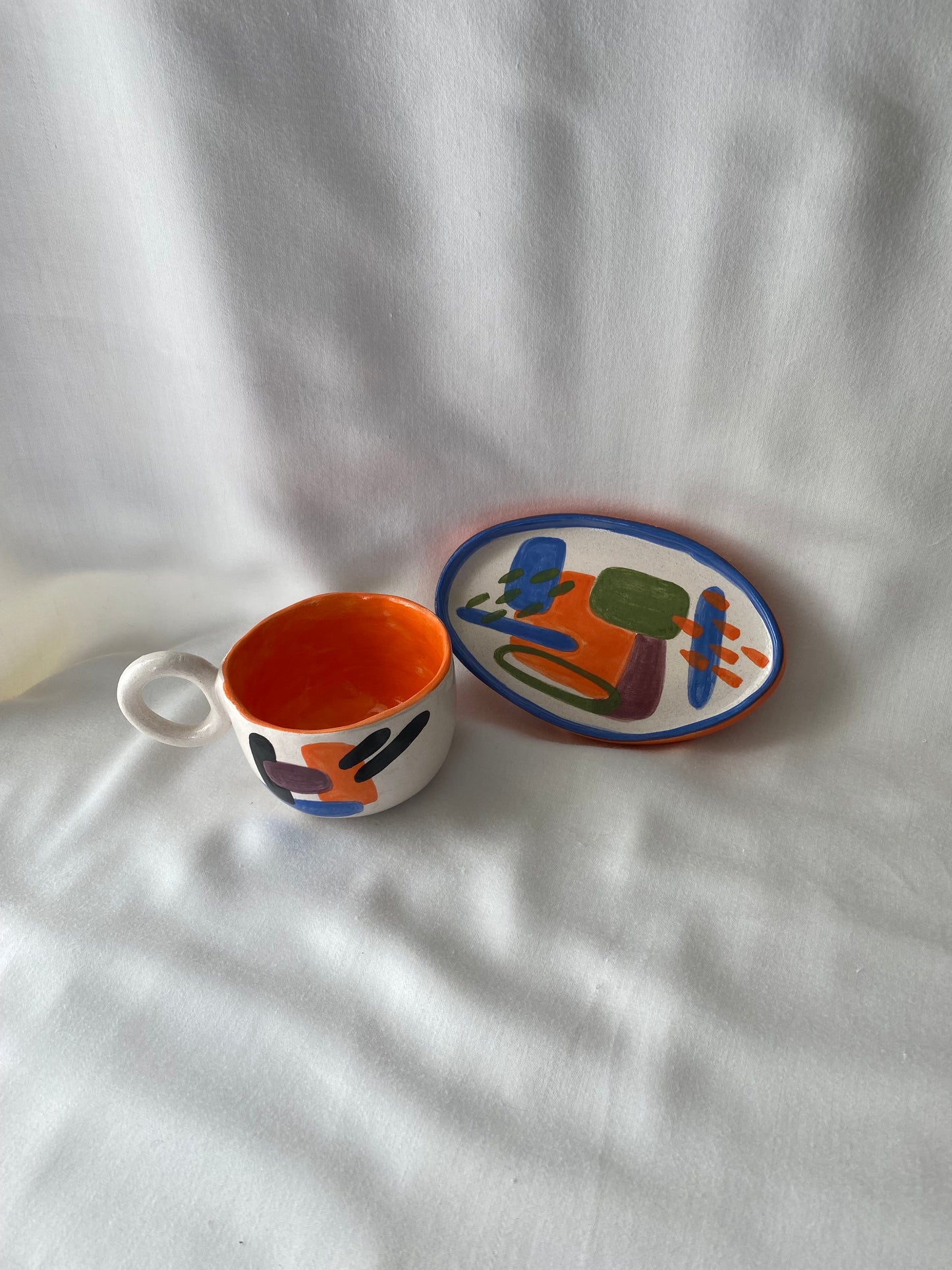 Handmade Pottery Tea coffee Mug Cup Sets