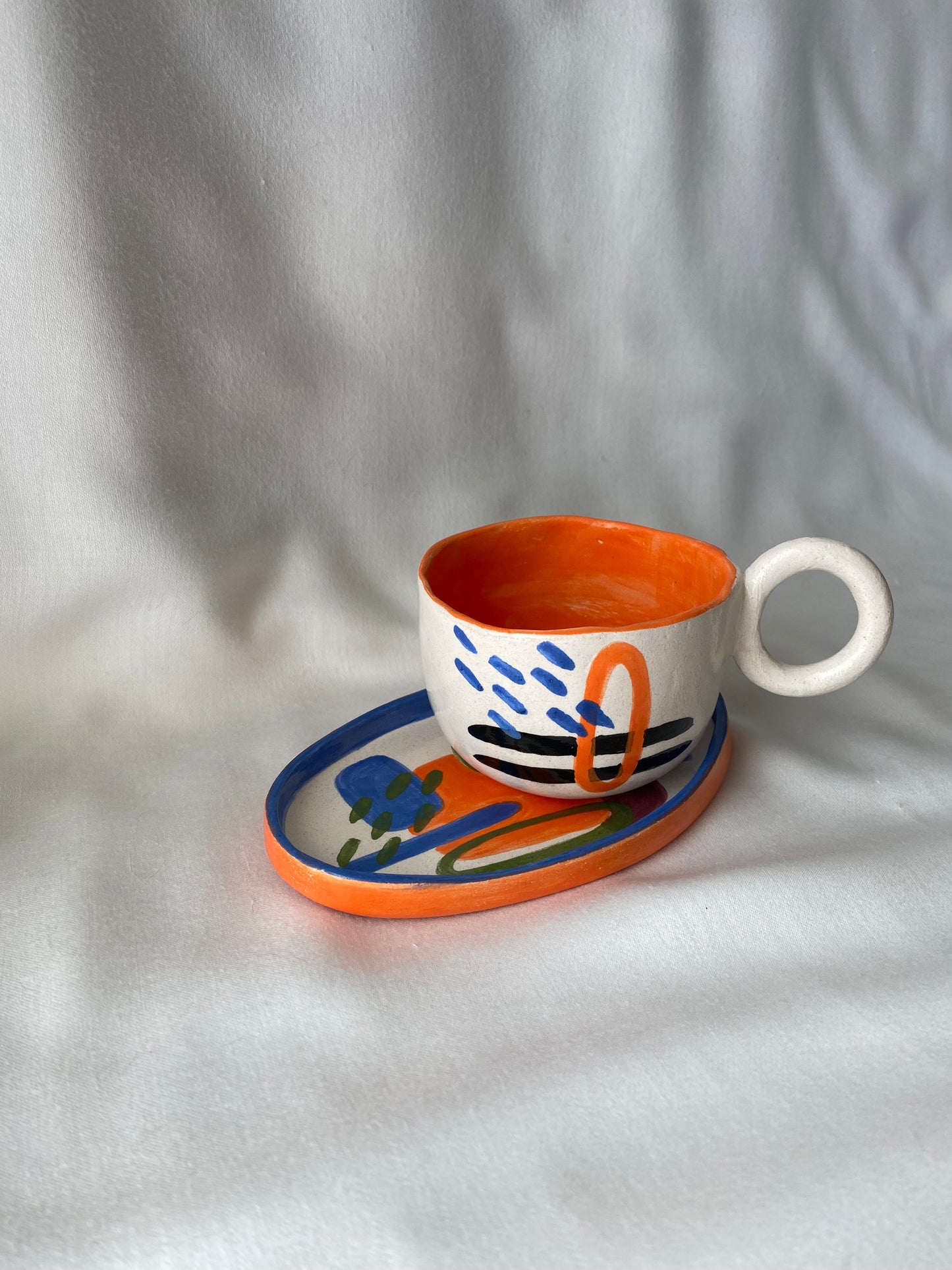 Handmade Pottery Tea coffee Mug Cup Sets