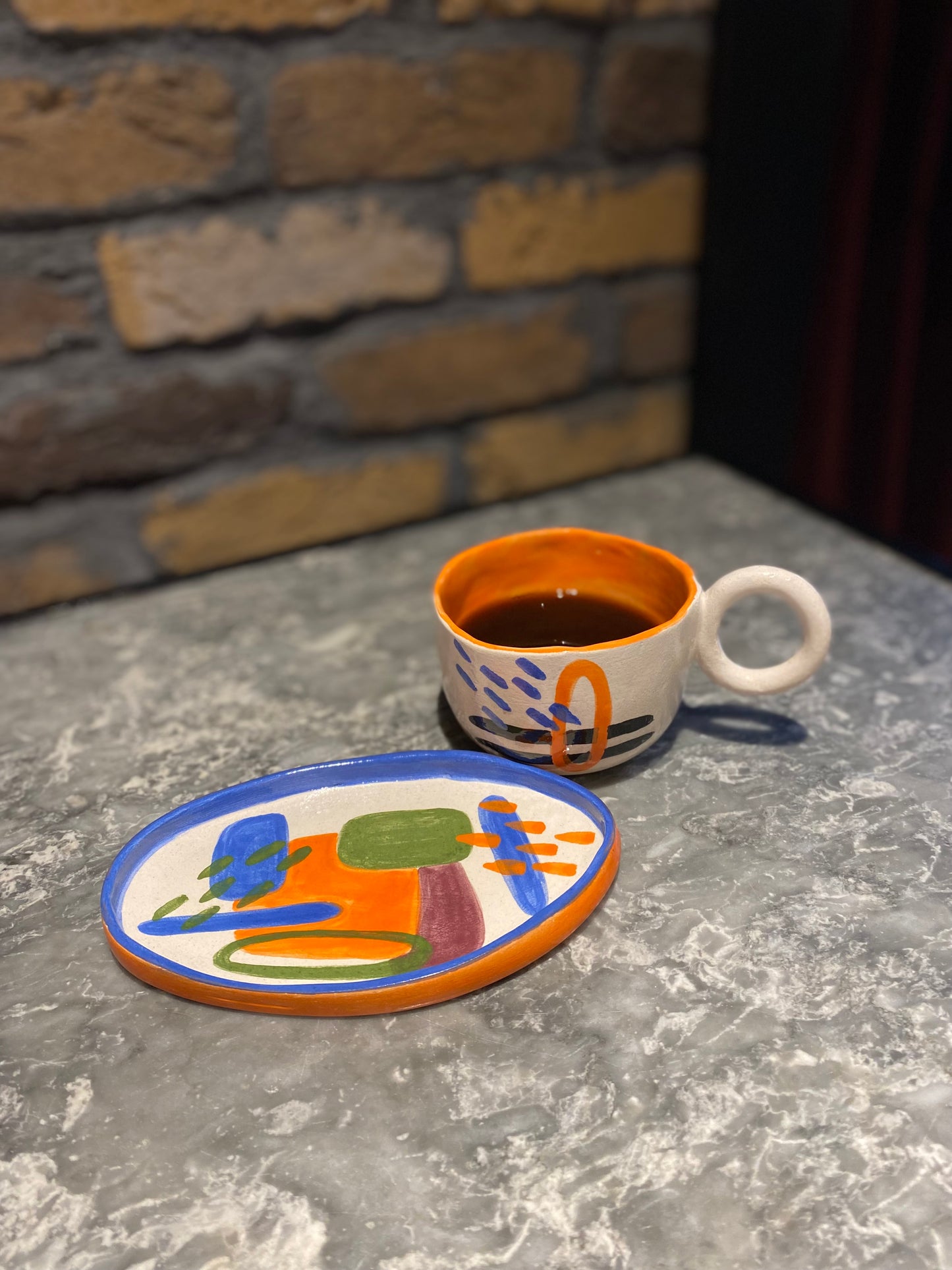 Handmade Pottery Tea coffee Mug Cup Sets