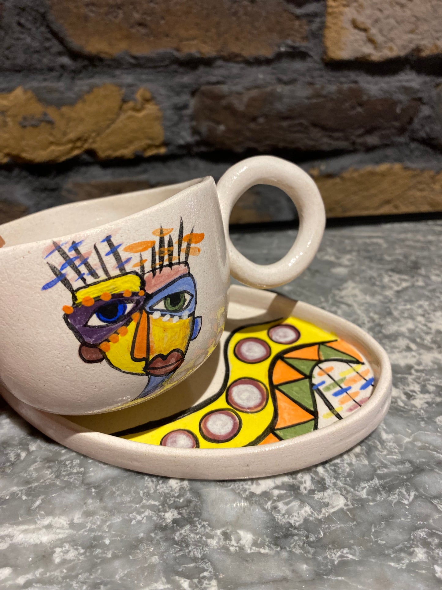 Handmade Pottery Tea coffee Mug Cup Sets