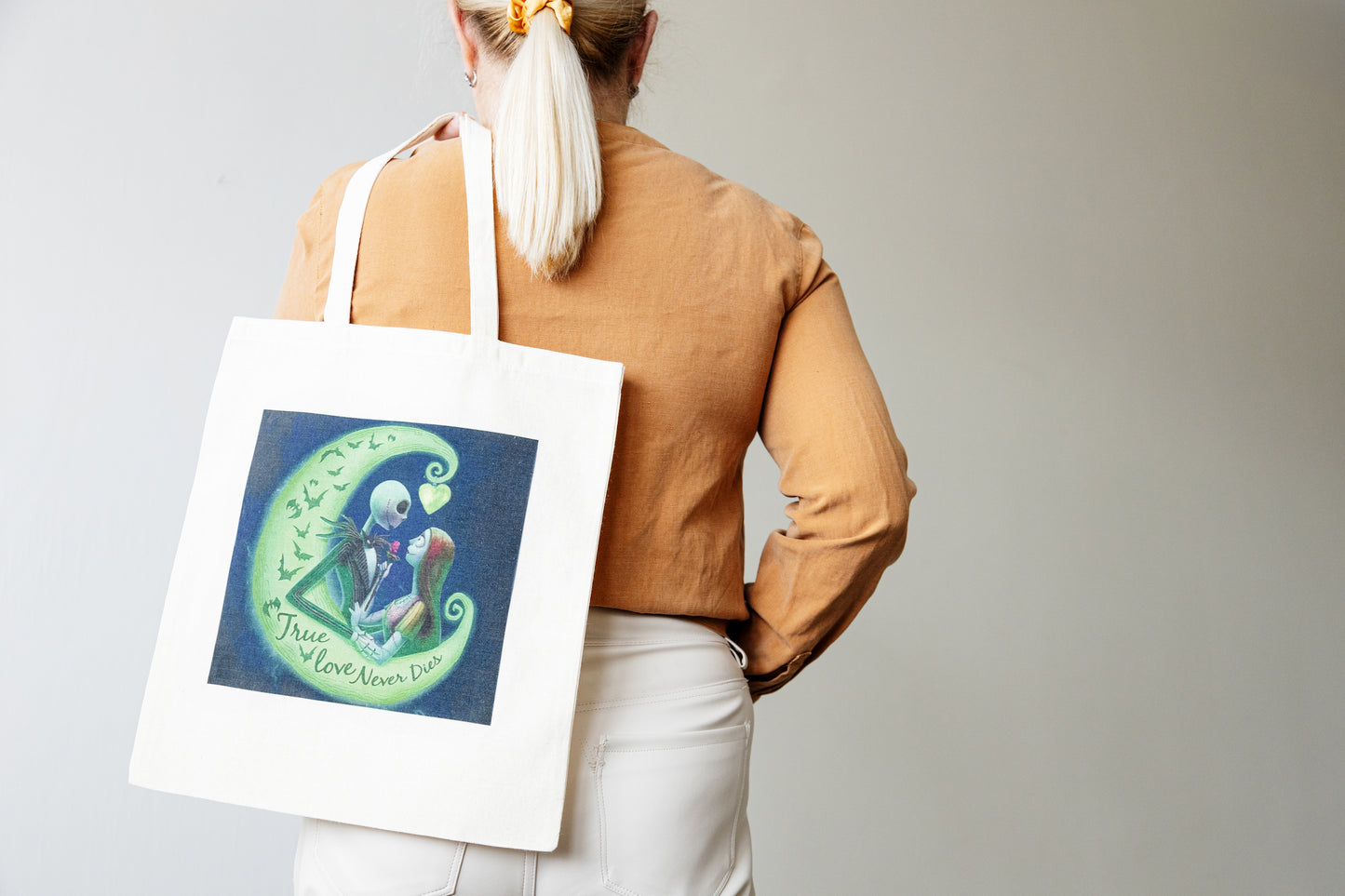 Organic Cotton Tote Bag Jack Skellington