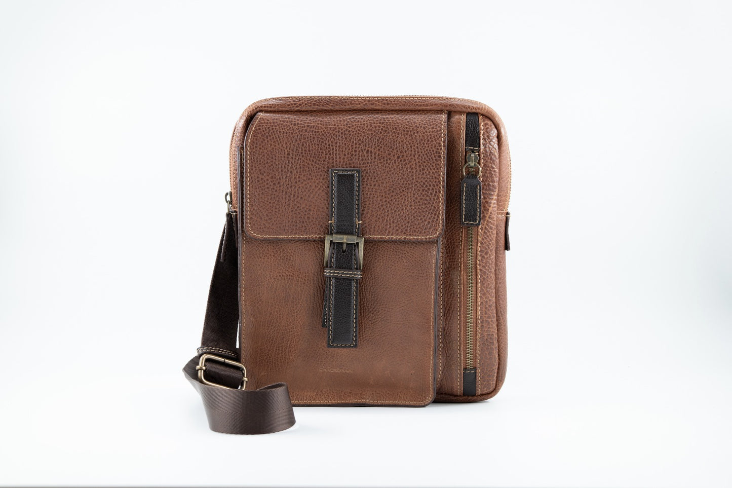 Brown Leather Crossbody