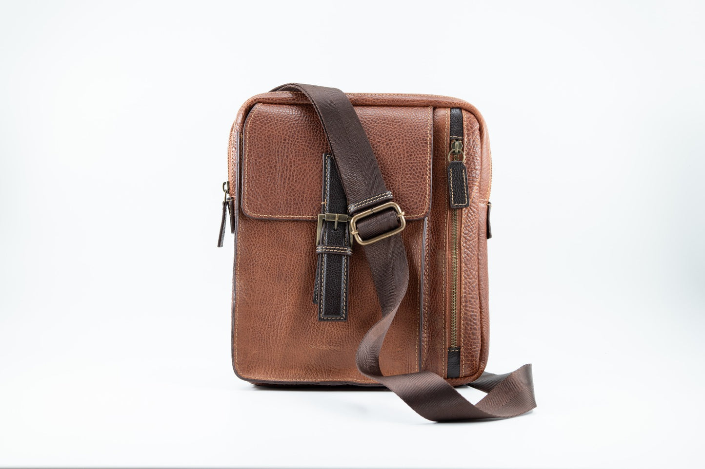 Brown Leather Crossbody