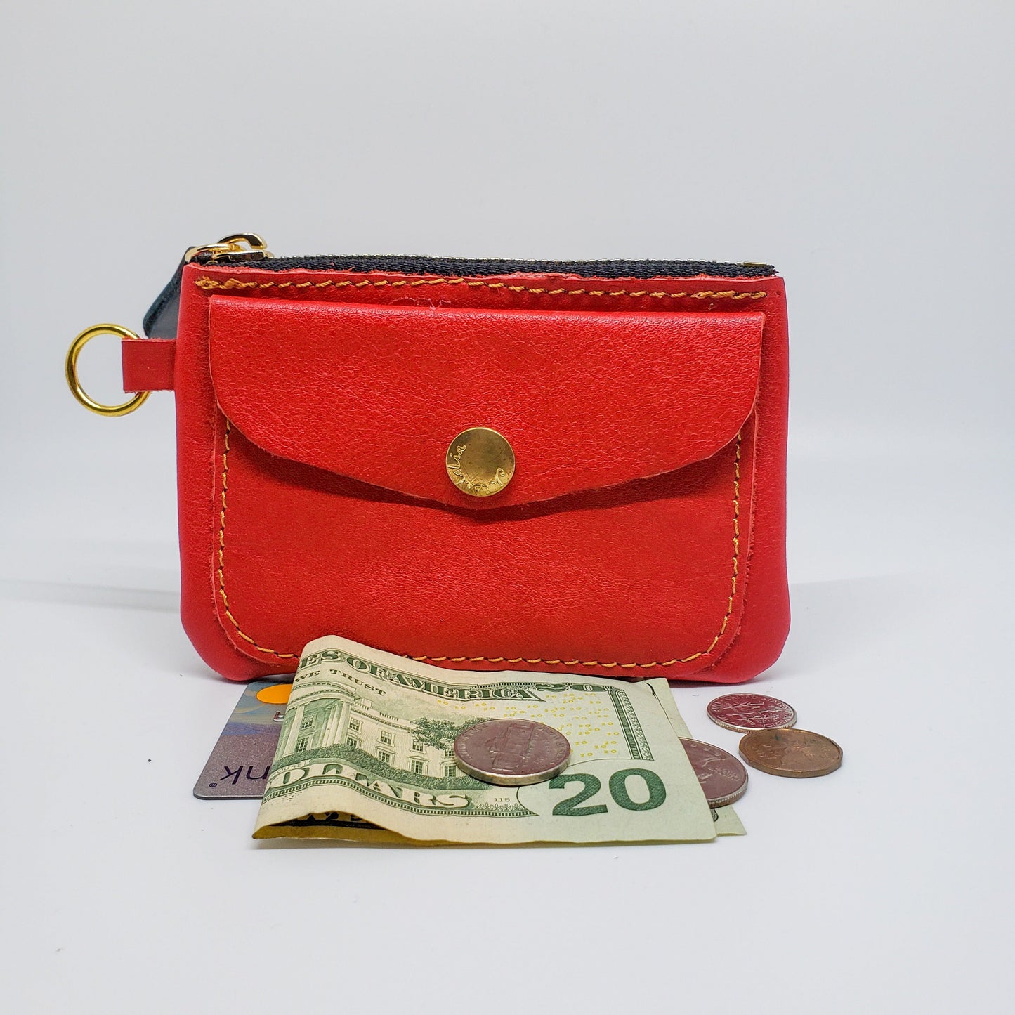 Frida Hand Painted Handmade Genuine Leather Wallet