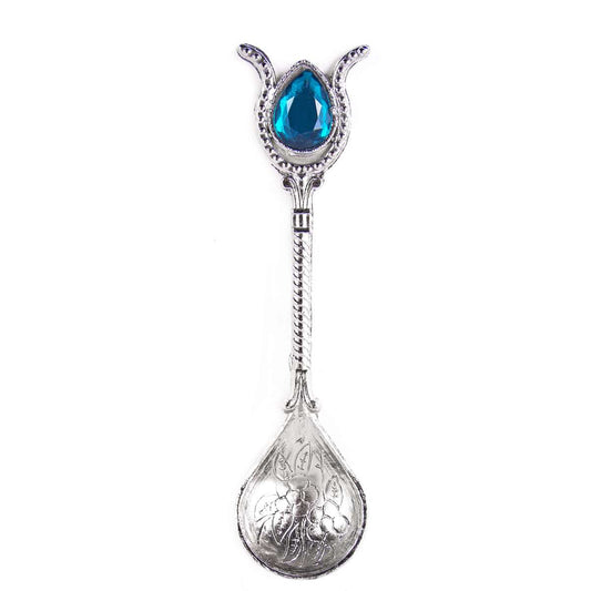 2 pcs Turkish Copper Colorful Tea Spoons