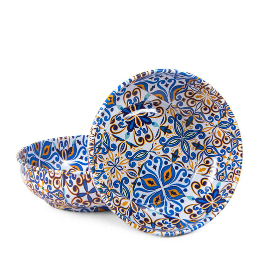 Metal Bowl Traditional Pattern Small
