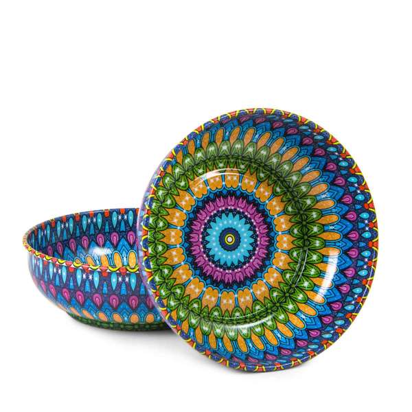 Metal Bowl Traditional Pattern Small