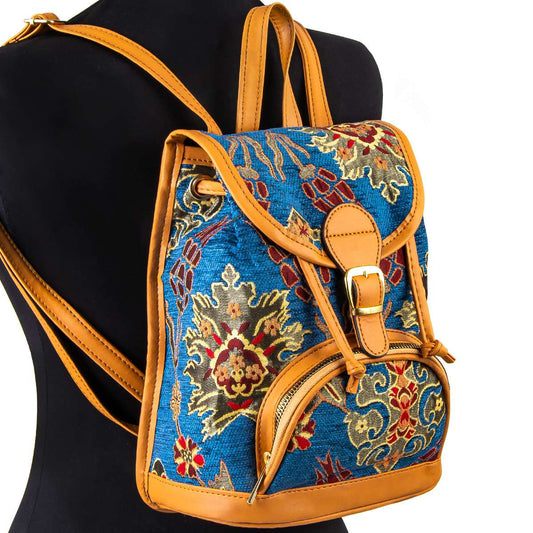 Authentic Kilim Fabric Backpack