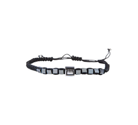 Hematite Adjustable Unisex Bracelet