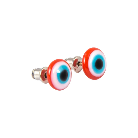 Small Evil Earring Red