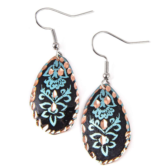 Handmade Elegant Copper Earrings