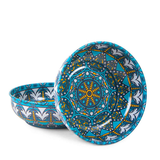 Metal Bowl Traditional Pattern Small