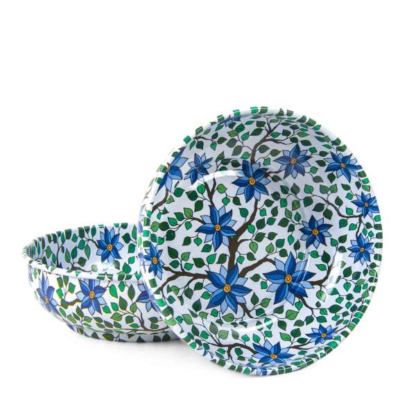 Metal Bowl Traditional Pattern Small