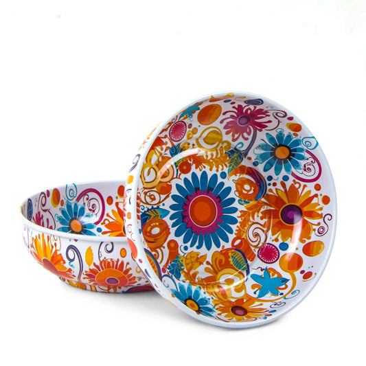 Metal Bowl Traditional Pattern Small