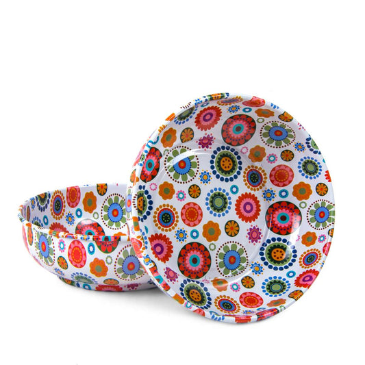 Metal Bowl Traditional Pattern Small