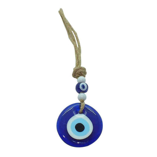 Evil Eye Glass Wall Hanging Decoration 3" inches