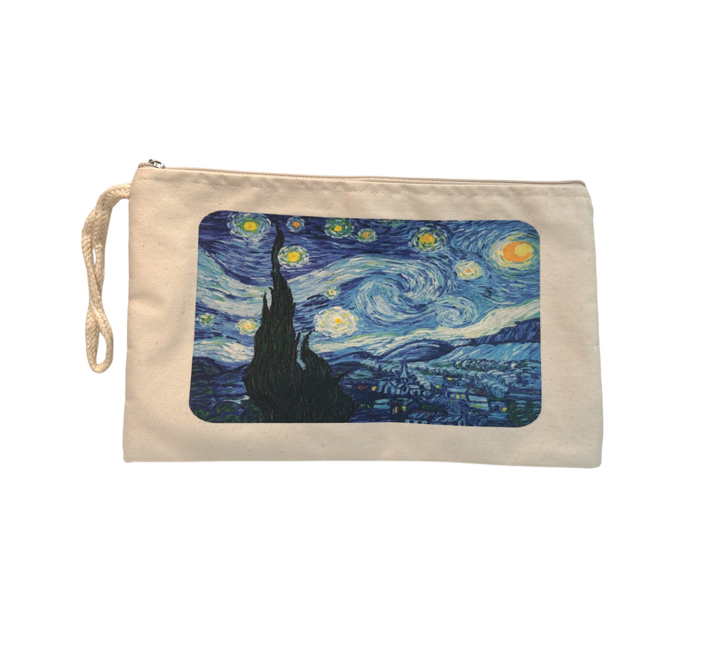 Starry Night Printed Canvas Wallets