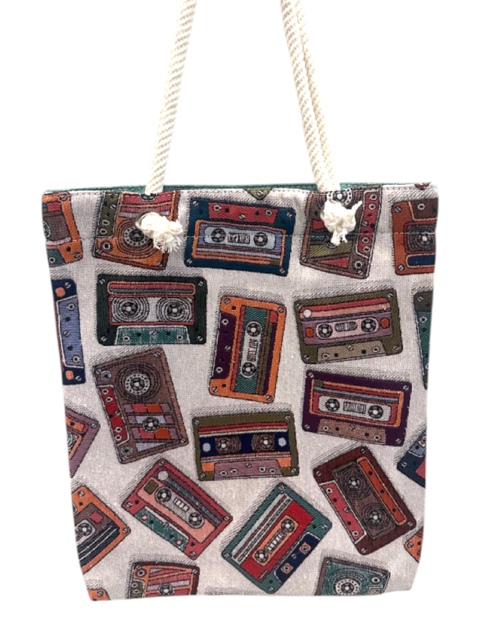 Vintage Tapestry Tote Bag Nostalgia Pattern