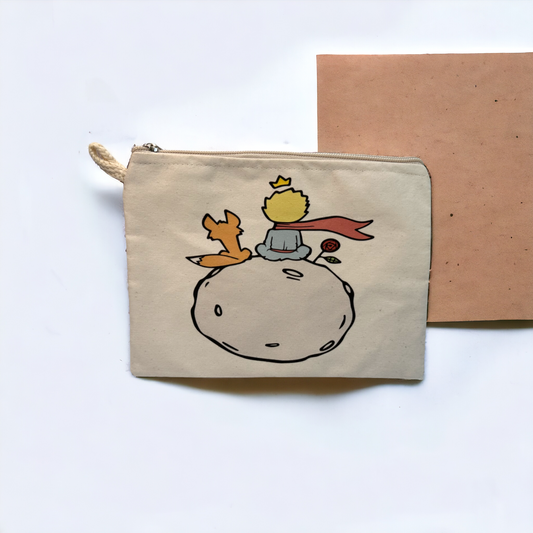 Little Prince Printed Canvas Wallets