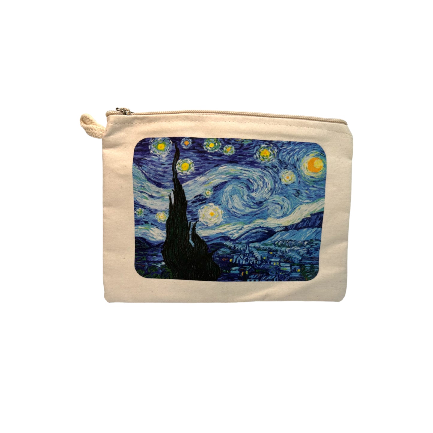 Starry Night Printed Canvas Wallets